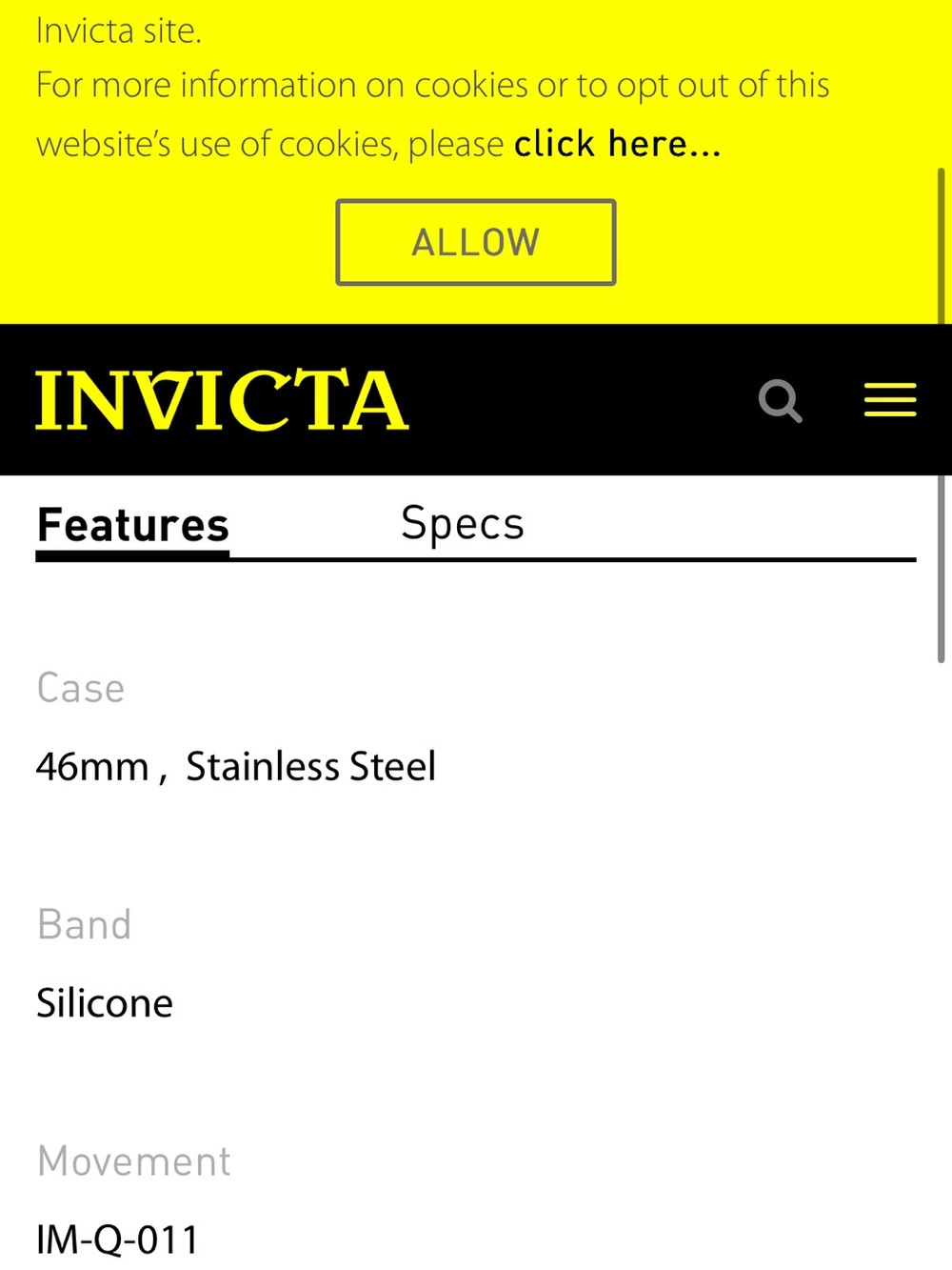 DNA Men Invicta Watch - Picture 9 of 10